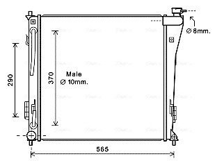 Теплообменник AVA COOLING HY2305