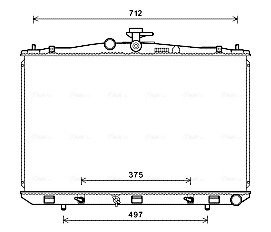 Теплообменник AVA COOLING TO2675