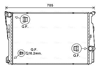 Теплообменник AVA COOLING BW2546 (фото 1)