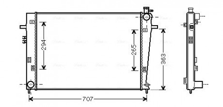 Теплообменник AVA COOLING HY2204 (фото 1)