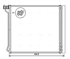 Радіатор кодиціонера CLEVER FIT AVA COOLING BW5474D