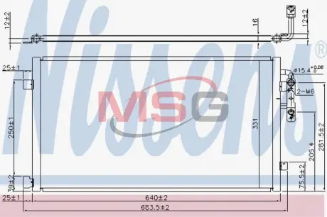 Конденсатор NISSENS 940457