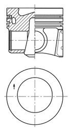 ПОРШЕНЬ KOLBENSCHMIDT 41 271 620