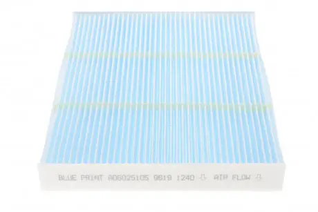 Змінний фільтруючий елемент повітряного фільтра салону BLUE PRINT ADG025105