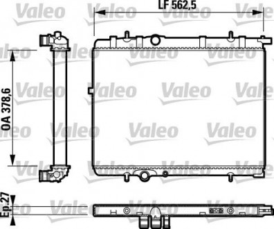 Теплообменник Valeo 732893