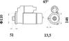 Стартер MAHLE KNECHT MS 759 (фото 2)