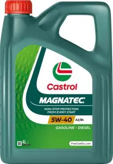 Олива моторна Magnatec 5W-40 A3/В4 (Каністра 4л) CASTROL 15F64A