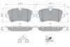 Гальмівні колодки, дискові BOSCH 0986494607 (фото 4)