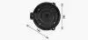 Вентилятор обігрівача салону Chevrolet Captiva (06-) 2,4i 3,2i, Epica 2,0i 2,5i (06-) AVA AVA COOLING OL8728 (фото 3)