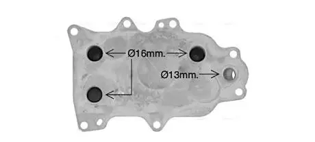 Охолоджувач оливи AVA COOLING FD3684