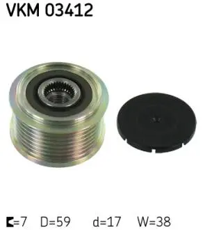 Муфта генератора SKF VKM 03412