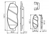 Гальмівні колодки, дискові BOSCH 0986494631 (фото 7)