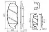 Тормозные колодки дисковые, к-кт. BOSCH 0986494631 (фото 7)