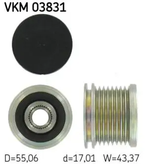 Механизм свободного хода SKF VKM 03831