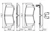 Гальмівні колодки, дискові BOSCH 0986494628 (фото 5)