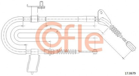 Трос COFLE 17.0679