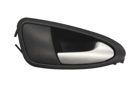 Ручка дверей передн Прав (внутрішн, срібн/чорний) SEAT IBIZA IV 6J, IBIZA IV 6P 03.08-06.17 BLIC 601010016402P