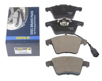 Колодки гальмівні диск. перед. VW T5 (з датчиком) 03- Raiso RP1555