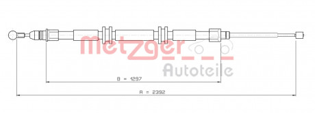 Трос METZGER 11.6686