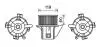 Вентилятор отопителя салона Citroen C4 (04-11) , Peugeot 307 (00-08) AC+ (CN8299