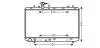 Радіатор охолодження двигуна Suzuki SX4 (06-) 1,6i MT (SZA2084) AVA