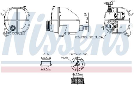 Бачок компенсійний NISSENS 996357