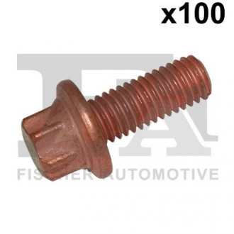 Болт з головкою системи TORX з чорного металу Fischer Automotive One (FA1) 982-T08-721.100