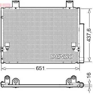 Радіатор кондиціонера DENSO DCN50057 (фото 1)
