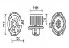 Вентилятор отопителя салона Kia Rio (05-10) (KA8234) AVA