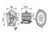 Вентилятор отопителя салона Mercedes-Benz E-class (W210) (96-03) auto AC (MS8621