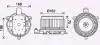 Вентилятор отопителя салона Toyota Land Cruiser 200 4.5TD , 4.6i , 4.7i (07-) (T TO8740