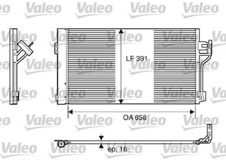 Конденсатор Valeo 817842 (фото 1)