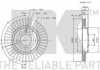 Тормозной диск NK 204775 (фото 3)