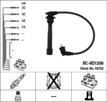 Комплект электропроводки NGK 44332