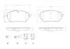 Гальмівні колодки дискові BREMBO P61 128 (фото 1)
