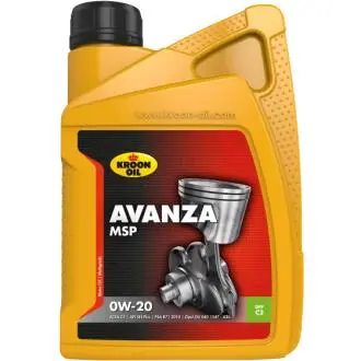 Олива моторна Avanza MSP 0W-20 1л KROON OIL 37349 (фото 1)