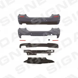 БАМПЕР ЗАДНИЙ Signeda PBM04066SET