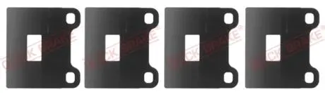 Монтажний компл.,гальм.колодки QUICK BRAKE W1214