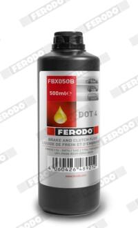 Рідина гальмівна DOT 4 0.5л FERODO FBX050B