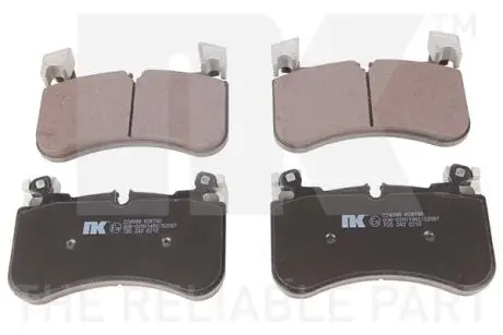 Фото 1 - гальмівні дискові колодки, комплект NK 224039 Гальмівні дискові колодки, комплект NK 224039 (фото 1)