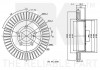 Диск гальмівний невентильований NK 3145183 (фото 3)
