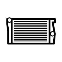 Радіатор, система охолодження двигуна NRF 550335