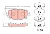 Гальмівні колодки дискові TOYOTA RAV4 \'\'R \'\'18>> GDB2343