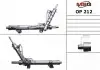 Рульова рейка з ГПК нова  Renault Trafic 00-14, Fiat Talento 16-21, Nissan Primastar 02-14 OP212