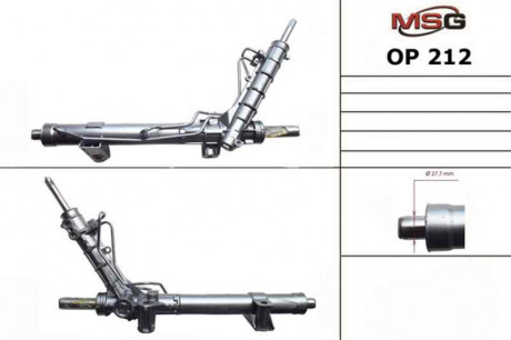 Рулевая рейка с ГУР новая NISSAN Primastar 2002-,OPEL Vivaro 2001-,RENAULT Trafic 2001- MSG OP212