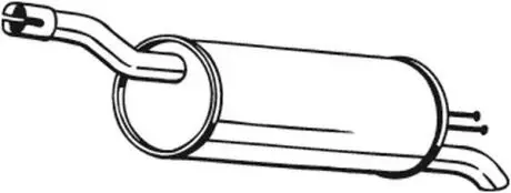 Глушник задній FIAT DOBLO 00-09 BOSAL 148-343