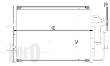 Радіатор кондиціонера MAZDA 3(BK)/5(CR) 1.8 i 16V 03- DEPO 030-016-0010