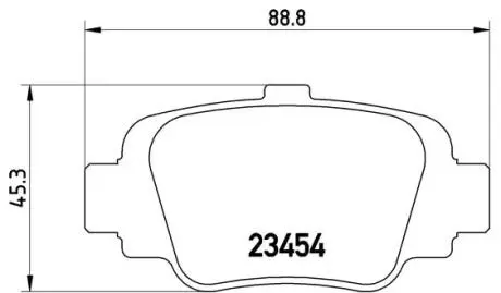Гальмівні колодки дискові BREMBO P 56 032 (фото 1)
