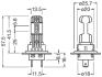 Комплект автоламп LEDriving LEDriving H7/H18 16.2W 12V PX26D 2шт OSRAM 64210DWESY-01B (фото 3)