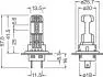 Комплект автоламп LEDriving H7/H18 16.2W 12V PX26D 2шт OSRAM 64210DWESY-2HB (фото 3)